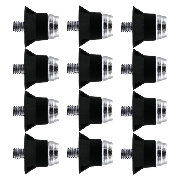 Sonducket 12 bolsas de tacos de fútbol fuertes y resistentes al desgaste con tacos de fútbol americano de excelente tracción tacos de repuesto Accesorios de calzado 16MM