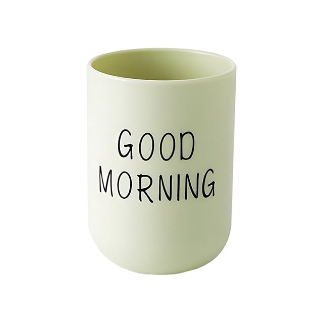 Soidarity Tazas duraderas de almacenamiento de enjuague bucal de PP, hechas para durar, para baño a largo plazo, taza de bucal Cuerpo del baño verde