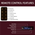 thumbnail image 4 of Cambridge 72-in. White Indoor Wall Mount Electric Fireplace with Log Display, 4 of 18