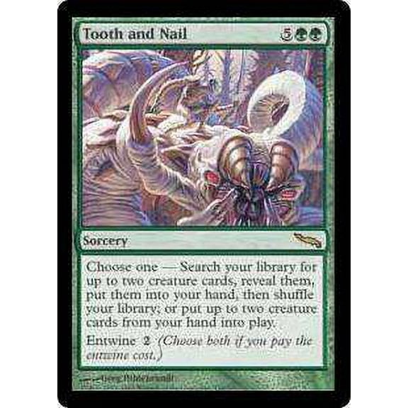 MtG Mirrodin Rare Tooth and Nail #134