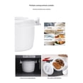 thumbnail image 4 of Microwave Rice Cooker - Non-Stick Microwave Steamer, 1.8L Container Perfect for Small Kitchens, Dorms, Singles & Quick Meals (1.8L), 4 of 5