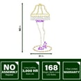 thumbnail image 2 of Fraser Hill Farm 4.3 ft Leg Lamp LED Lights, Large Outdoor Christmas Decoration, FFCHLED052-LEG0-MTL, 2 of 10