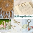 thumbnail image 6 of 44pcs Filligree Leaf Charm 11 Style Gold Tree Charm Brass Monstera Pendants Hollow Maple Pendants for DIY Necklace Bracelet Earring Jewelry Making Keychain Bag Decoration, 6 of 6