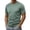 Green, variant on Eltusu Short Sleeve T-Shirts for Men, Casual Crewneck Solid Color Pullover Summer Tee Black Size 2XL