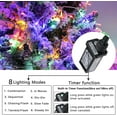 thumbnail image 2 of LED Christmas Lights Indoor Outdoor, 82 Feet 200 LED 8 Modes Fairy String Lights with Timer, Connectable, Christmas Twinkle Lights for Garden, Party, Holiday, Xmas Tree Decorations (Multi-colored), 2 of 6