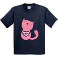 thumbnail image 3 of Inktastic Love Cat 2 Youth T-Shirt, 3 of 5