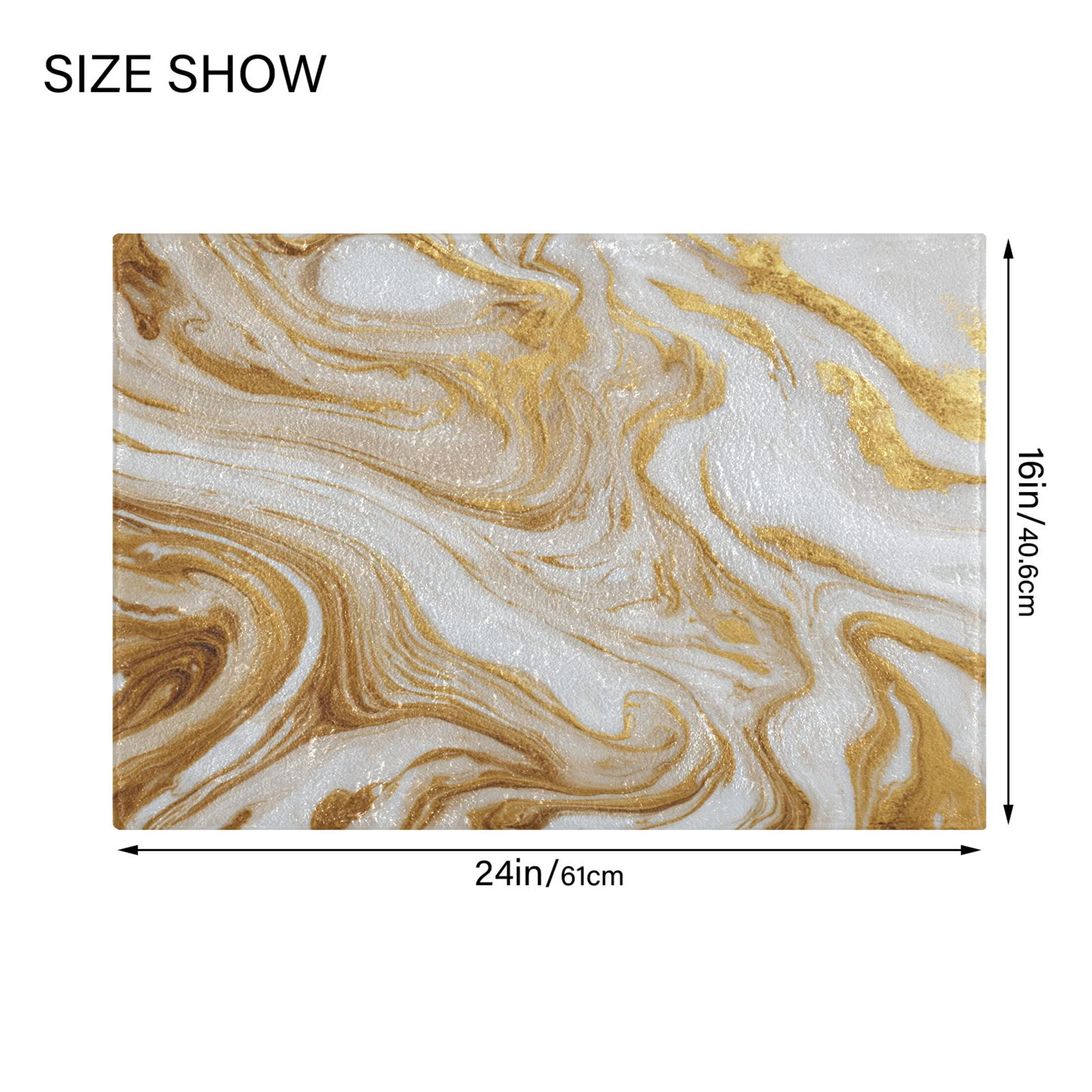 RMDQTR 2PCs Bathroom Rugs Set Plush Toilet Base Mat 16" × 24" Bath Mat and 20" × 24" U Shape Soft Rugs Non Slip Absorbent
