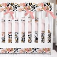 thumbnail image 1 of Leopard Love Personalized Crib Bedding Set, 1 of 4