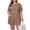 02 Dark Khaki, variant on Womens Plus Size Jumpsuit Loose Fit Summer Outfits Short Sleeved Shorts Romper For Women Stretchy Overalls with Pockets XL-5XL