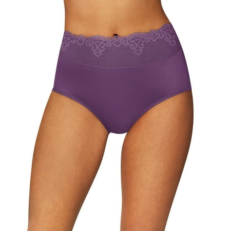 Bali Womens Passion for Comfort Brief, 6, Blackberry Jam