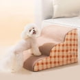 thumbnail image 3 of Escalera para perros, rampa con peldaños, lavable y desmontable para interiores. 3 pasos, 3 of 9