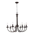 thumbnail image 2 of Trans Globe Lighting - Four Light Chandelier-Brushed Nickel Finish, 2 of 7