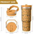 thumbnail image 6 of 30oz Tumbler with Swivel Handle, Vacuum Insulated Stainless Steel Travel Mug with 2-in-1 Straw Lid, Camo Print, 6 of 6