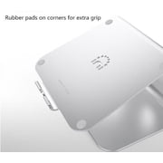 Macbook stand TI-Station: Stand, Holder for apple macbook air, Macbook Pro, All notebooks, Silver