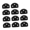 thumbnail image 3 of BELOVING 12Pcs 3 Hole Bridge Beads for Musical Instrument Ukulele Nylon String Guitar Black, 3 of 9