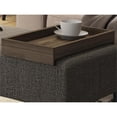 thumbnail image 4 of Casabianca Furniture Modern Ace Engineered Wood Bench in Brown, 4 of 5