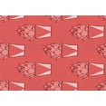 thumbnail image 1 of Ahgly Company Indoor Rectangle Patterned Ferrari Red Area Rugs, 7' x 10', 1 of 6