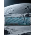 thumbnail image 2 of Mechanical Gaming Keyboard and Mouse, LED Backlit 98-Key Floating Keycap & 4 DPI RGB Gaming Mouse with Mouse Pad, Full Anti-Ghost Light Up Wired Compu, 2 of 7