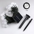 thumbnail image 5 of Solar String Lights Outdoor, 56ft 100 LED Globe String Light with 8 Mode, Waterproof Solar Patio Lights for Garden, Lawn, Gazebo, Yard, Outdoor Decor (Warm White), 5 of 7