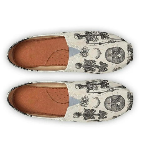 

Sentuca Vintage Anatomy Casual Shoes With Full Wrap Canvas Print