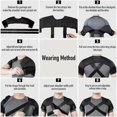thumbnail image 2 of AC joint shoulder brace for pain relief, adjustable double support, 2 of 4