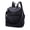 Black, variant on PU leather backpack for women casual retro leather hiking large capacity travel bag shoulder bag
