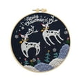 thumbnail image 1 of Christmas Embroidery for Starter Needlepoint Set Handmade Sewing Craft Set Elk, 1 of 9