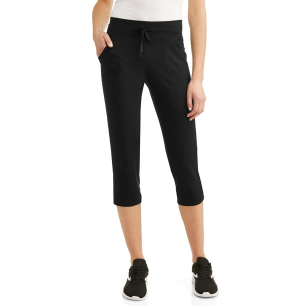 Athletic Works Women's Athleisure Core Knit Capris