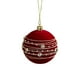 thumbnail image 2 of Red Christmas Ornaments Ball 8cm Glitter Hanging Baubles For Xmas Tree Decoration Holiday Party Home Decor 5 Styles, 2 of 6
