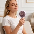 thumbnail image 1 of YYV Portable USB Rechargeable Handheld Fan Minimalist Design Quiet Personal Cooling Fan Perfect For Students Travel Outdoor Office Pocket Fan Rechargeable Mini Fan, 1 of 6