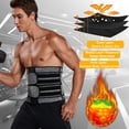 thumbnail image 4 of QRIC Neoprene Sauna Waist Trainer Corset Sweat Belt for Women Compression Cincher Band Workout Fitness Back Support, 4 of 6