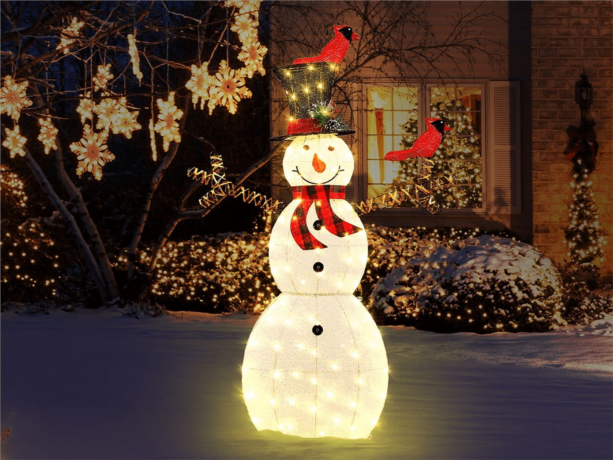 AGMSYEU Simple Christmas Decoration Snowman Decor Creative
