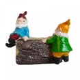 thumbnail image 1 of Garden Succulent Plants Resin Flowerpot Cute Gnome Sculpture, 1 of 9