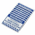 thumbnail image 2 of 8pcs Monitored Alarm System Warning Security Stickers Waterproof Home Notice PVC, 2 of 2