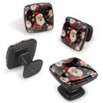thumbnail image 2 of 4 Pcs Cabinet Handle Drawer Pulls Christmas Santa Claus Knobs with Screws Square Furniture Office Cabinet Knob Decoration, 2 of 7