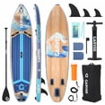 thumbnail image 1 of 10.6 FT or 11 FT Inflatable Paddle Board - Wide Stable SUP with Non Slip Deck and Complete Accessories Package, 1 of 7