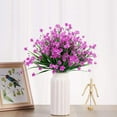 thumbnail image 6 of GRNSHTS 20 Bundles Artificial Outdoor Flowers Fake UV Resistant No Fade Greenery Faux Plants Shrubs for Indoor Outside Hanging Planter Home Office Wedding Farmhouse Decor (Fuchsia), 6 of 9
