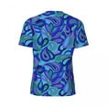 thumbnail image 6 of T Shirt For Men Psychedelic Hippie T-Shirt Blue Tears Print Sports T-Shirts Short Sleeve Breathable, 6 of 7