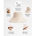 thumbnail image 3 of Sombrero Solbari de lino de algodón ultraancho UPF 50+ para mujer, 3 of 7