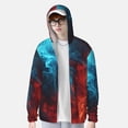 thumbnail image 2 of KLL Sweat à Capuche Extérieur Protection Solaire UPF 50+ pour Hommes et Femmes, Manches Longues, Pêche, Randonnée, Performance, Moyen, 2 of 7