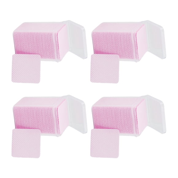 Toallitas para uñas sin pelusa Vogacara 4 juegos rosa