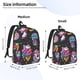 thumbnail image 2 of Balery Cat Icecream Mochila Clásica Impresa Básica para Viaje, Mochila Escolar Resistente al Agua, Mochila de Lona con Correas Ajustables-Medium, 2 of 5