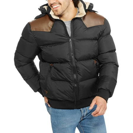 GENERIC - Big Men's Jacket with Removable Hood - Walmart.com