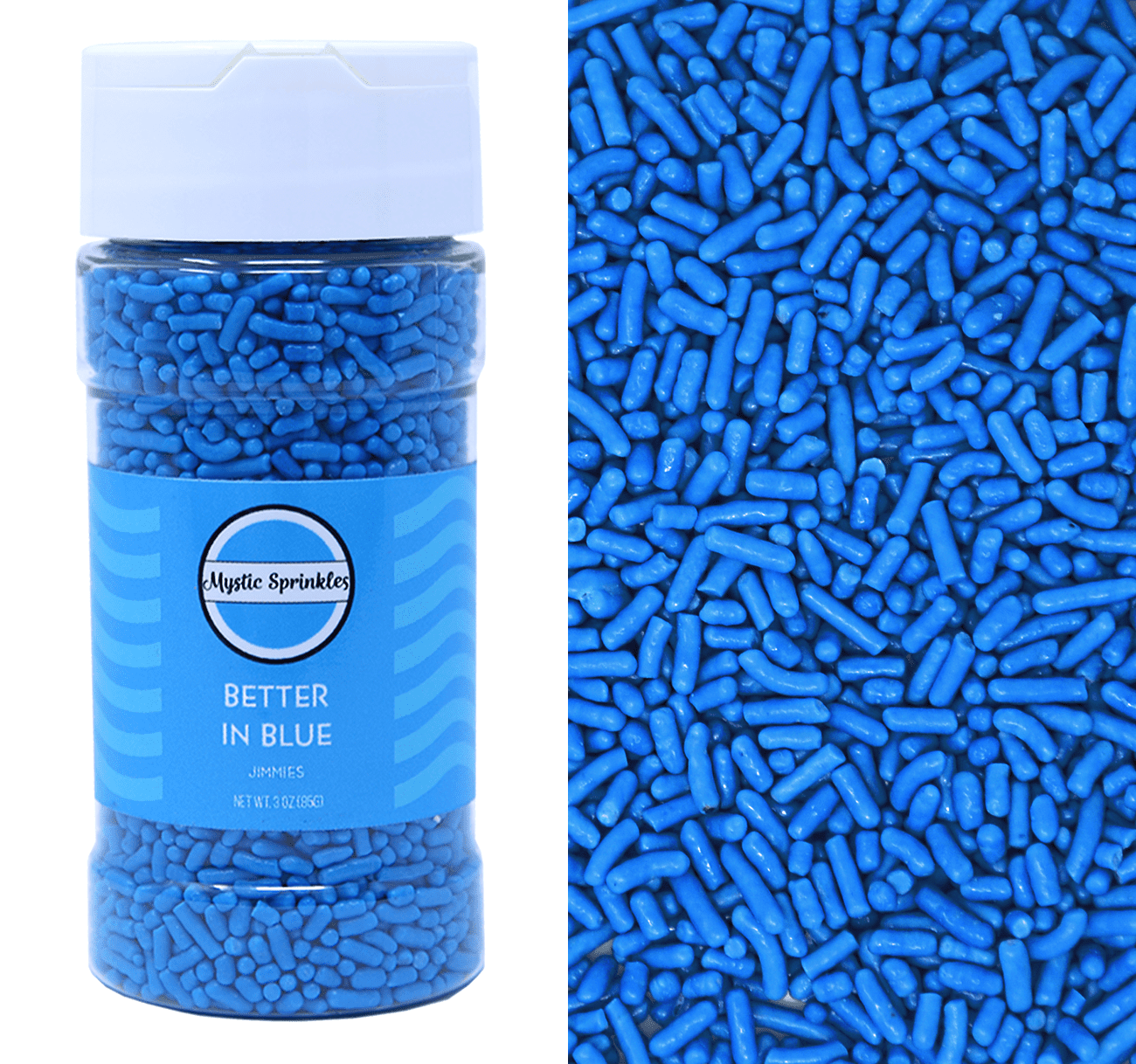 Mystic Sprinkles Better In Blue Jimmies 3 Ounce Bottle