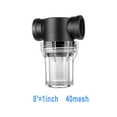 thumbnail image 1 of 40 80Mesh Inline Mesh Strainer Water Pump Filter Screen Garden Irrigation, 1 of 8