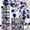 Blue, variant on Set of 4 Grad Balloon Boxes with 139pcs Balloon Arch Garland Kit & 4 Lighted Strings – Navy Blue Graduation Decorations 2026