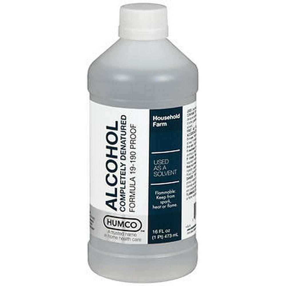 Humco Completely Denatured Alcohol, 16 Fl. Oz.