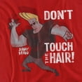thumbnail image 2 of Johnny Bravo Hair Women's T Shirt, Red, X-Large, 2 of 6