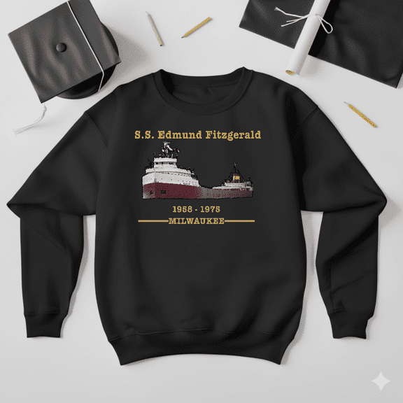 Bliss Edmund Fitzgerald Trendy Retro Fashion Artistic Fan Sweatshirt V41386, up to size 5XL