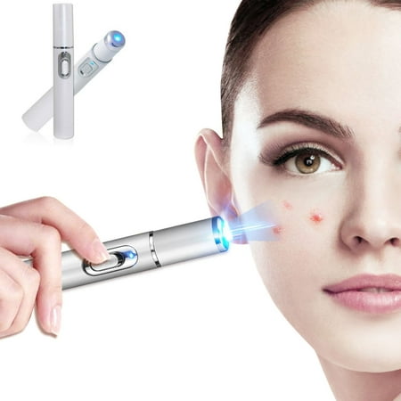 Blue Light Therapy Acne Spot Treatment To Reduce Breakouts,Portable Ance Scar blemishes Pen Pimples Swelling Redness (Best Way To Reduce Acne Scars)